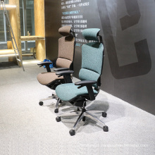 ECO-friendly turquoise computer black and white spinning desk chair